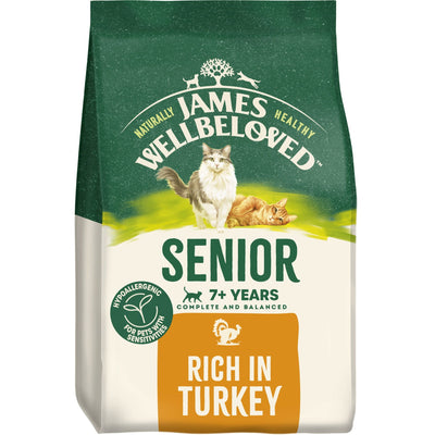 James Wellbeloved Dry Cat Senior Turkey 10kg