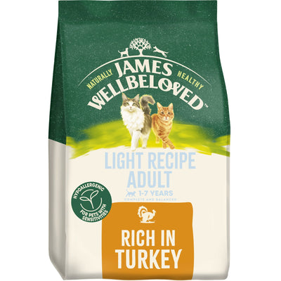 James Wellbeloved Dry Cat Light Adult Turkey 4kg