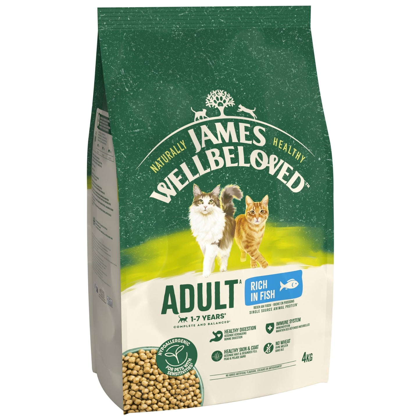 James Wellbeloved Dry Cat Adult Fish 4kg