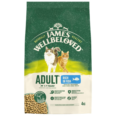 James Wellbeloved Dry Cat Adult Fish 4kg
