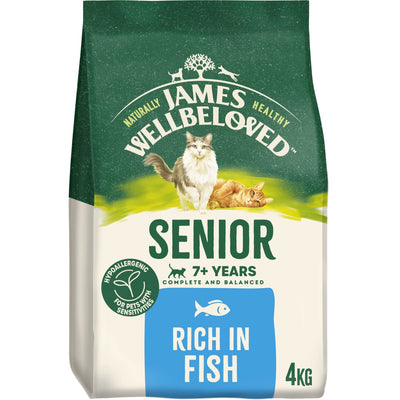 James Wellbeloved Dry Cat Senior Fish 4kg