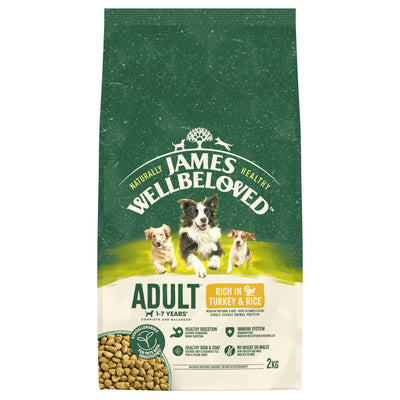 James Wellbeloved Dry Dog Adult Turkey & Rice 2kg