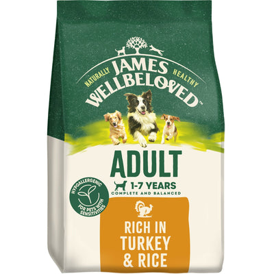 James Wellbeloved Dry Dog Adult Turkey & Rice 15kg
