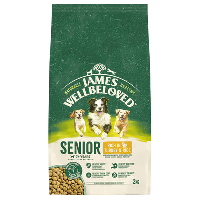 James Wellbeloved Dry Dog Senior Turkey & Rice 2kg
