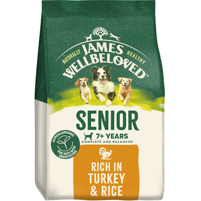 James Wellbeloved Dry Dog Senior Turkey & Rice 15kg