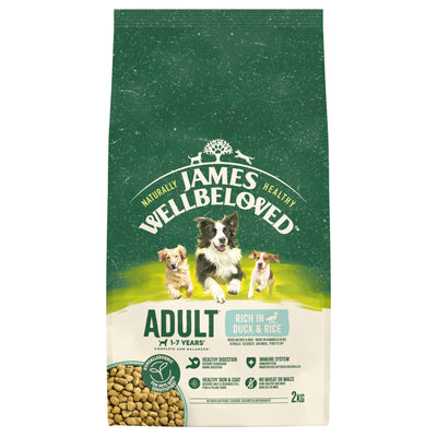 James Wellbeloved Dry Dog Adult Duck & Rice 2kg