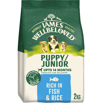 James Wellbeloved Dry Dog Puppy Fish & Rice 2kg