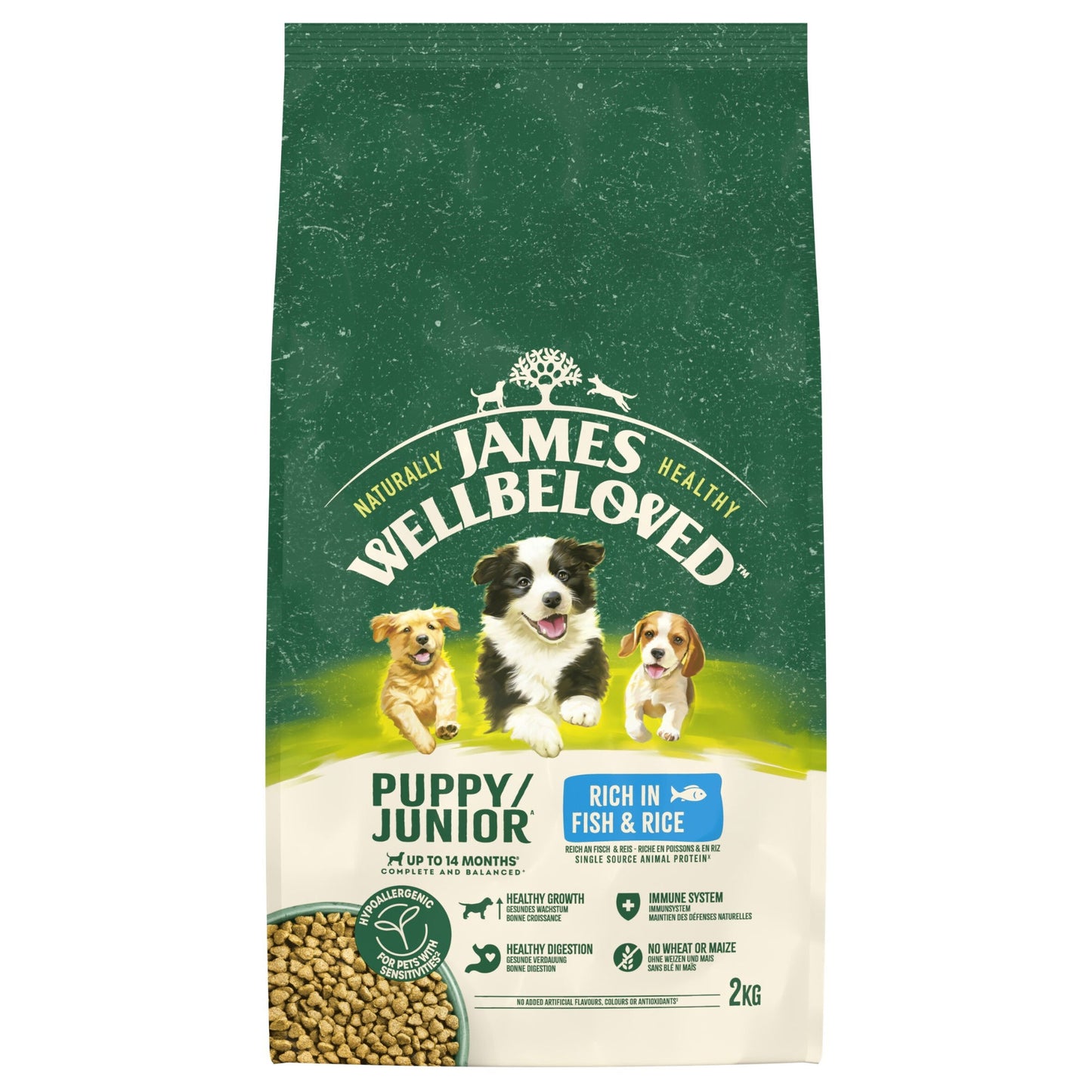 James Wellbeloved Dry Dog Puppy Fish & Rice 2kg