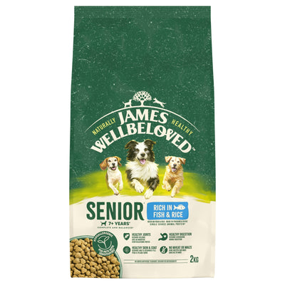 James Wellbeloved Dry Dog Senior Fish & Rice 2kg