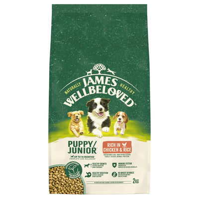 James Wellbeloved Dry Dog Puppy Chicken & Rice 2kg