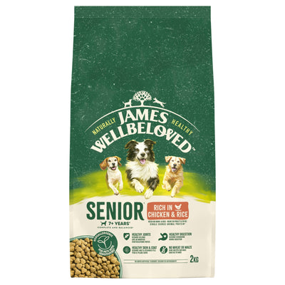 James Wellbeloved Dry Dog Senior Chicken & Rice 2kg