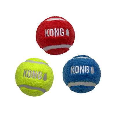 KONG Sport Softies Balls 3-pk Assorted Md