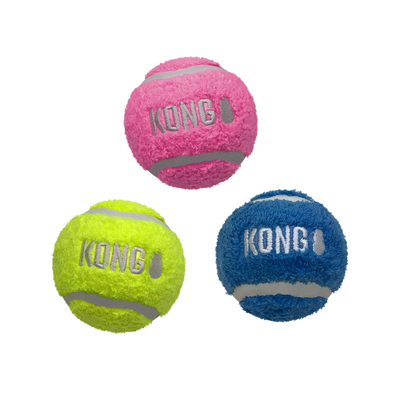 KONG Sport Softies Balls 3-pk Assorted Sm