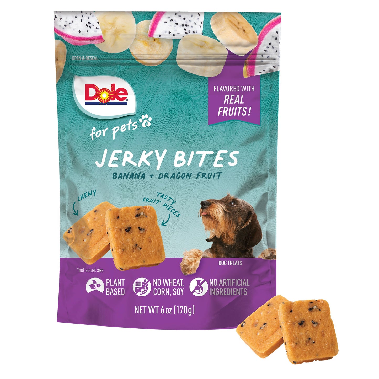 Dole Plant Based Jerky Banana & Dragonfruit 170g Bag