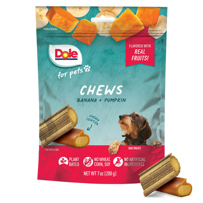 Dole  Dog Chews Banana & Pumpkin Assorted Bag 200g