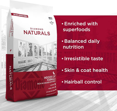Diamond Naturals Indoor Cat Chicken & Rice 1kg