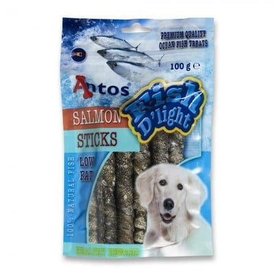 Antos - Fish D'Light Salmon Sticks 100g
