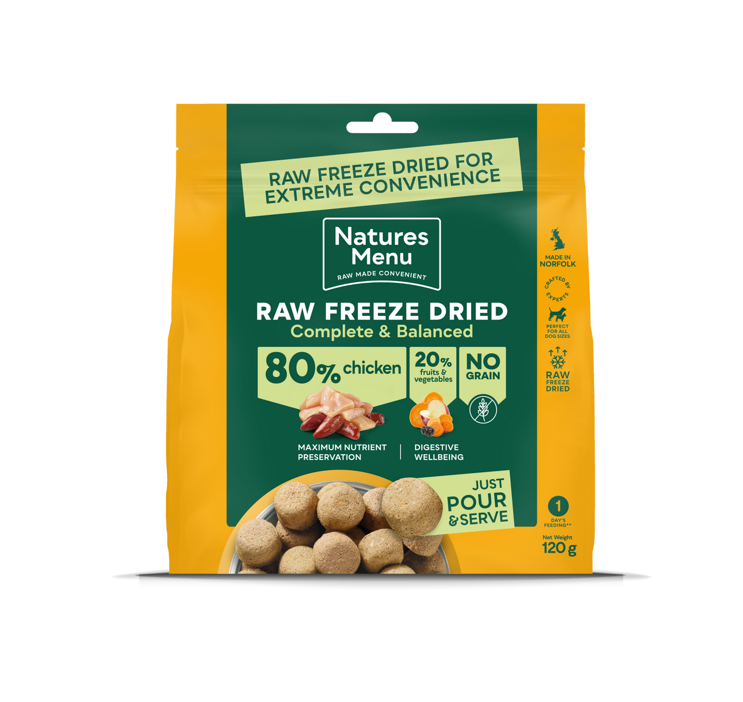Natures Menu Complete and Balanced 80/20 Chicken 120g