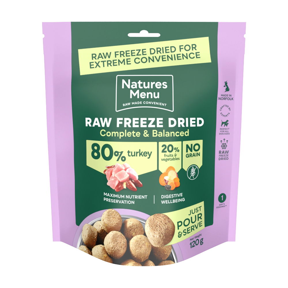 Natures Menu Complete and Balanced 80/20 Turkey 120g