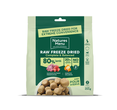 Natures Menu Complete and Balanced 80/20 Lamb 250g