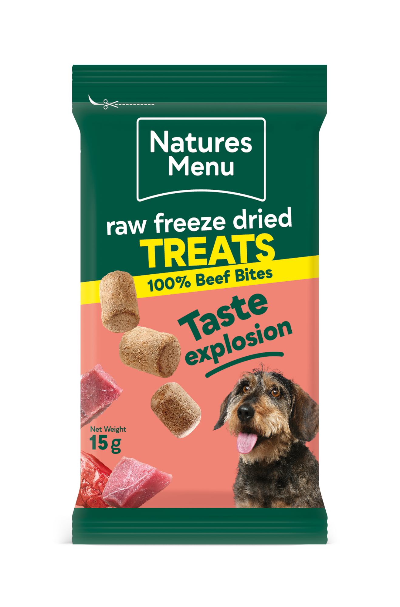 Natures Menu Freeze Dried Bites Beef 15g