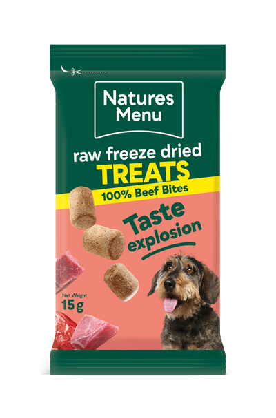 Natures Menu Freeze Dried Bites Beef 15g