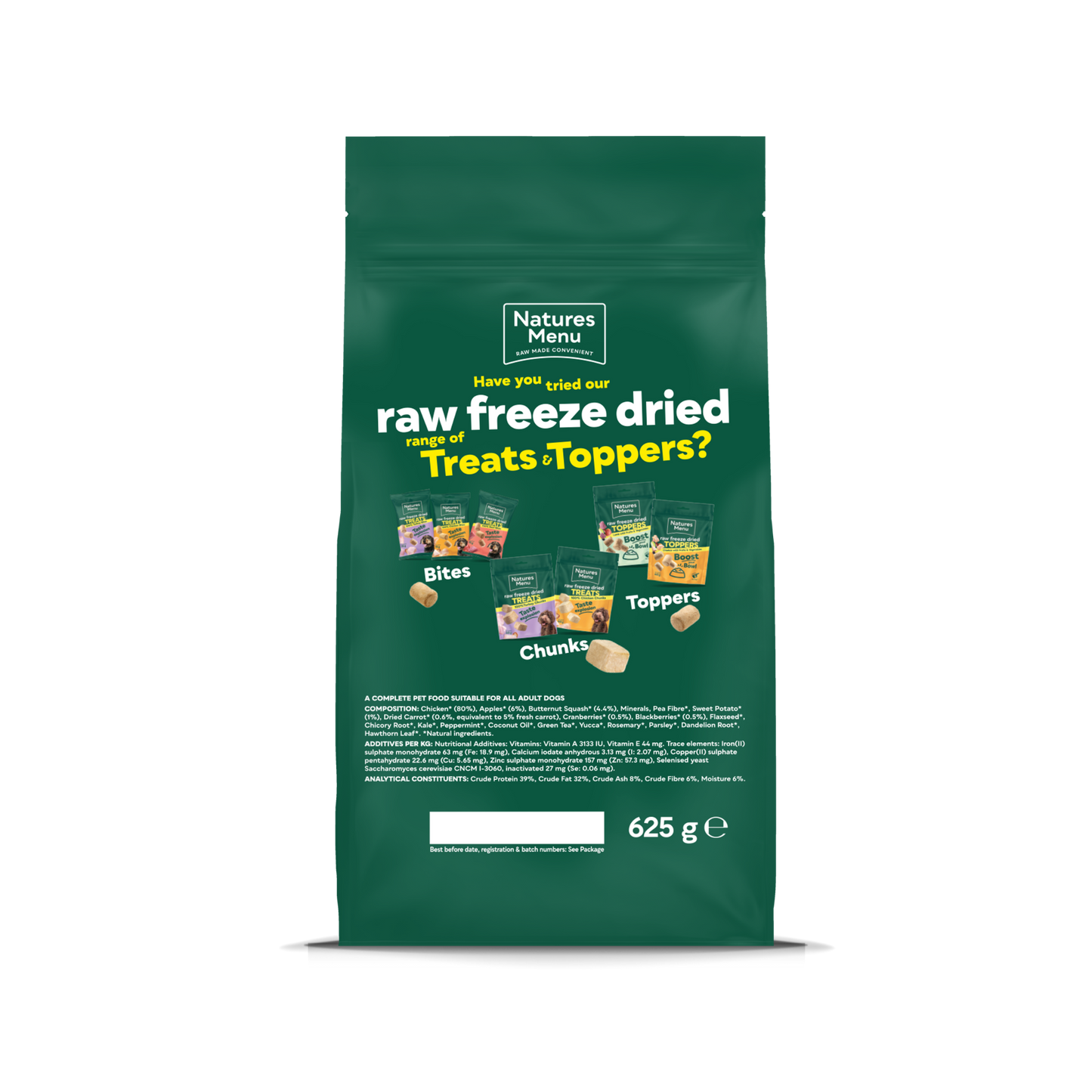 Natures Menu Complete & Balanced Nuggets Chicken 625g