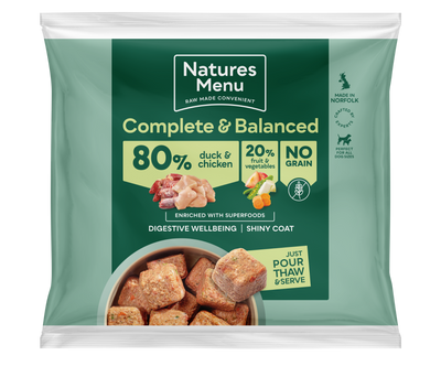 Natures Menu 80/20 Duck and Chicken Nuggets with Superfoods 1kg