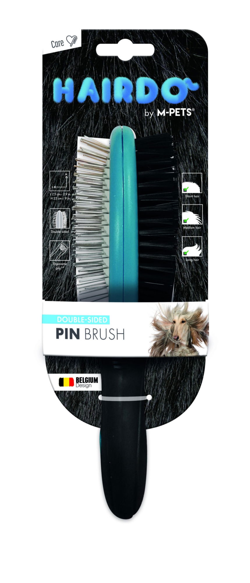 M-PETS Hairdo Double-Sided Pin Brush