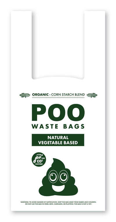 M-PETS Poo Easy Tie Handles Dog Waste Bags (120 Bags) - Laven