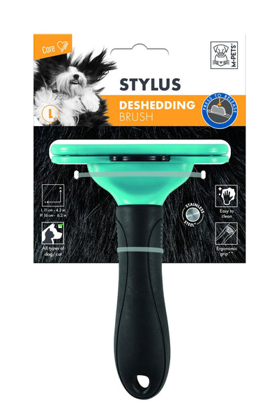 M-PETS Stylus Deshedding Brush - Large
