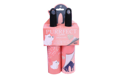 M-PETS Purrfect Lint Rollers Pink 60 Sheets