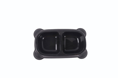 M-PETS Plastic Double Bowl - 2 X 400ml