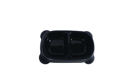M-PETS Plastic Double Bowl - 2 X 950ml