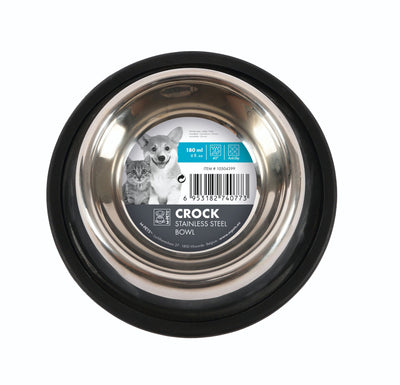 M-PETS Crock Stainless Steel Bowl - Xtra Small