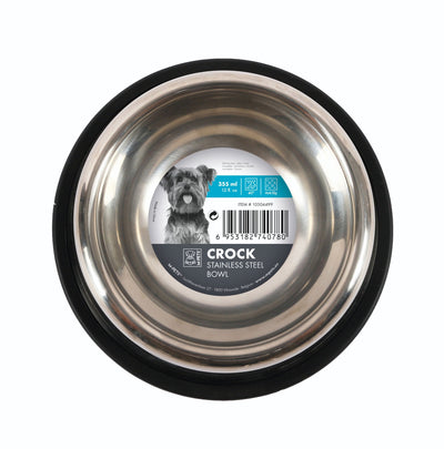 M-PETS Crock Stainless Steel Bowl - Small