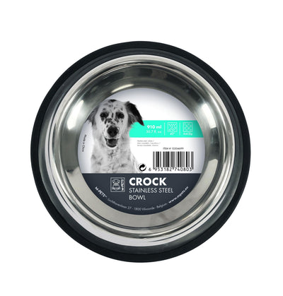 M-PETS Crock Stainless Steel Bowl - Large