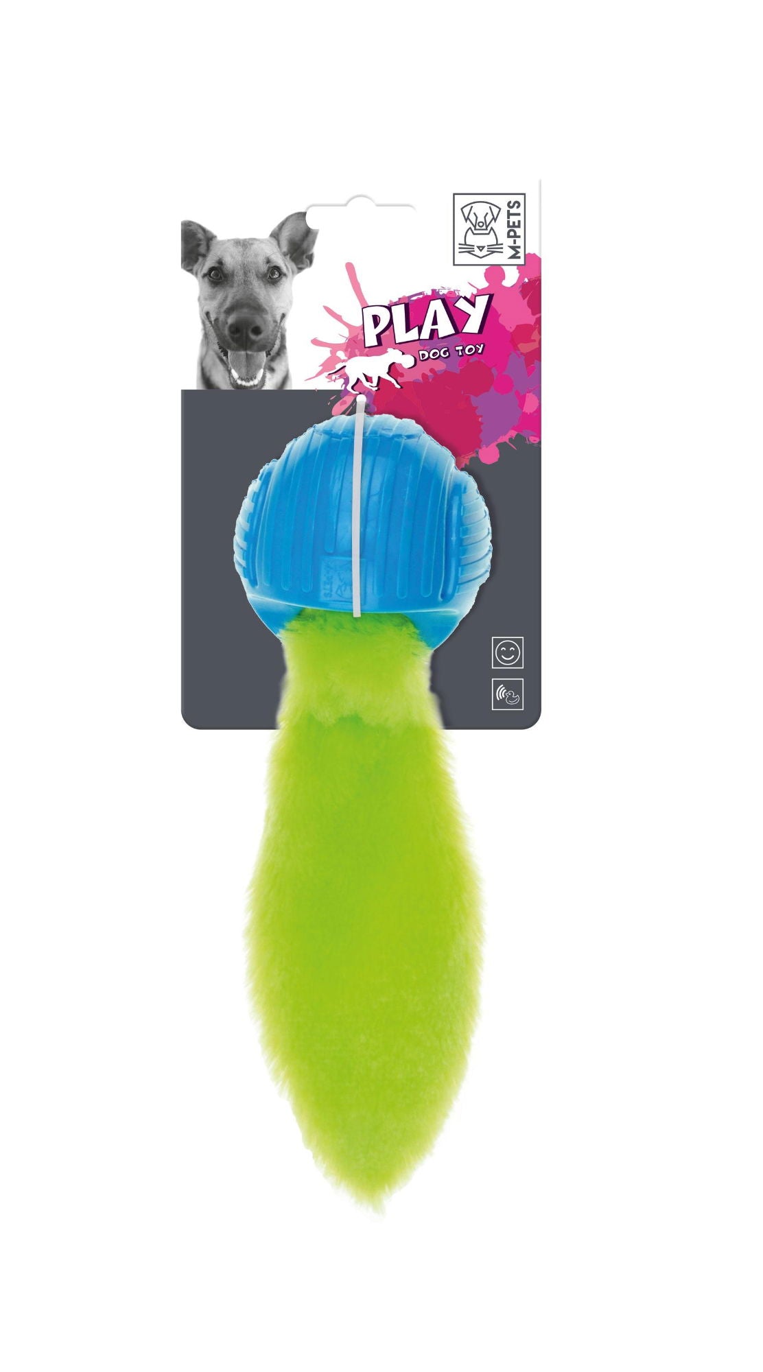M-PETS Foxball - Blue & Green