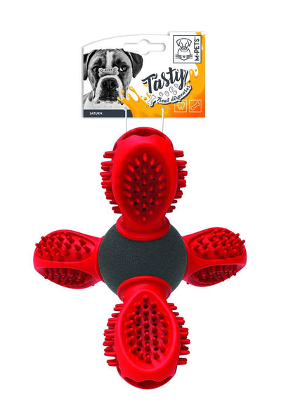 M-PETS Saturn Dog Toy - Red