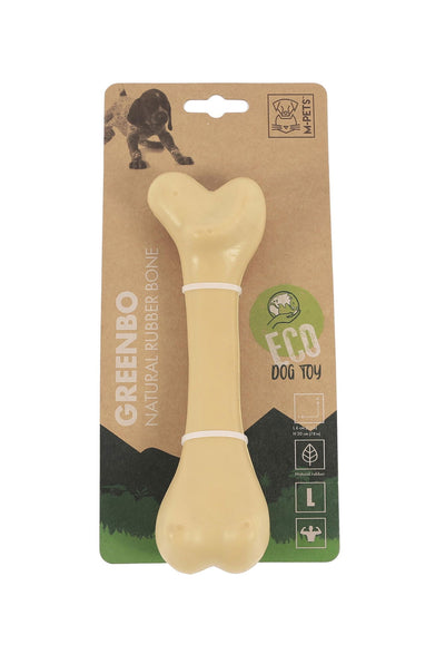 M-PETS Greenbo Natural Rubber Bones - Large