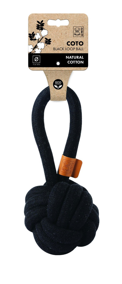 M-PETS Coto Black Loop Ball 11 Cm