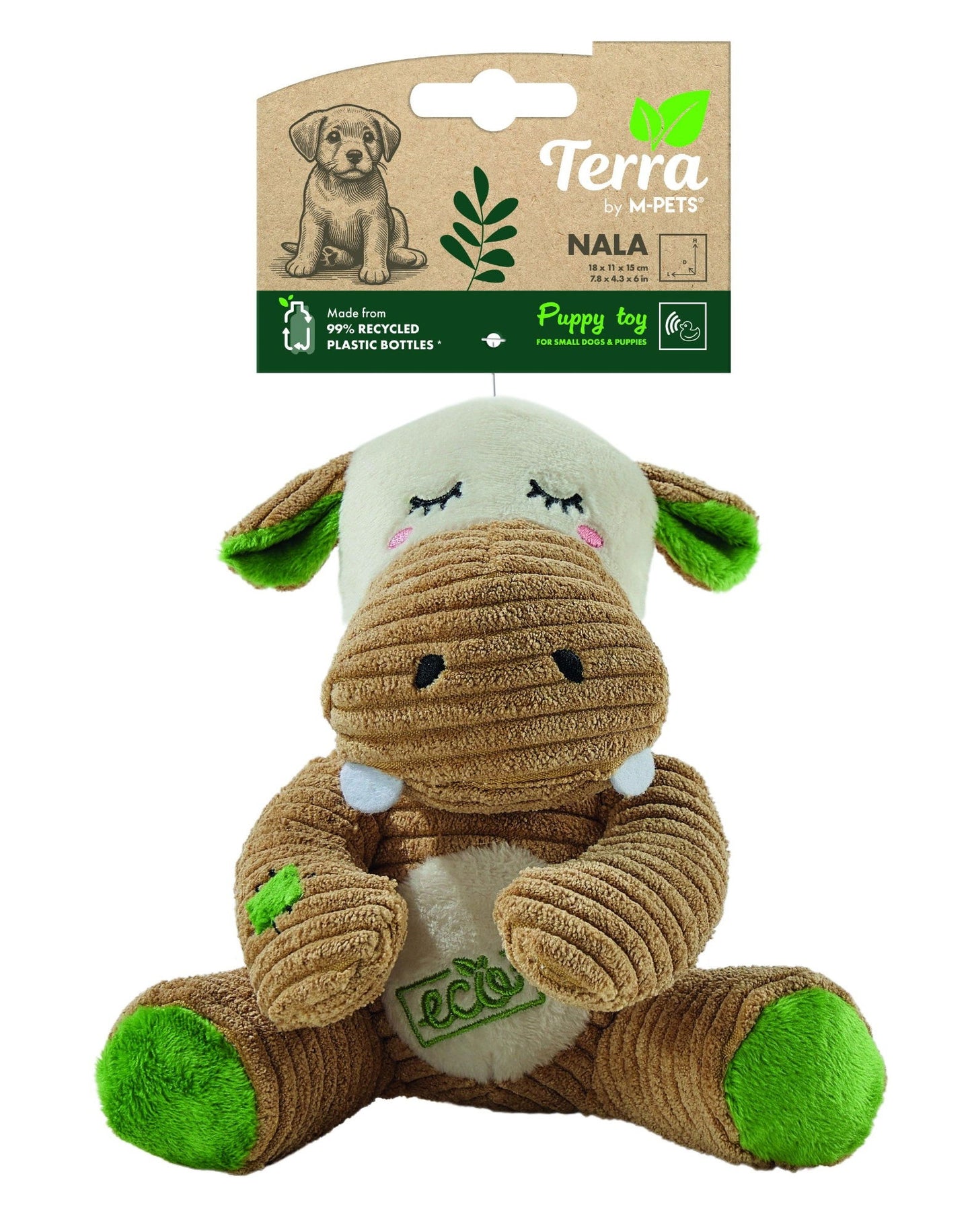 M-PETS Terra Eco Puppy Toy Nala