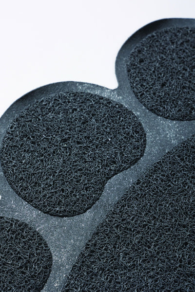 M-PETS Paw Cat Litter Mat Grey
