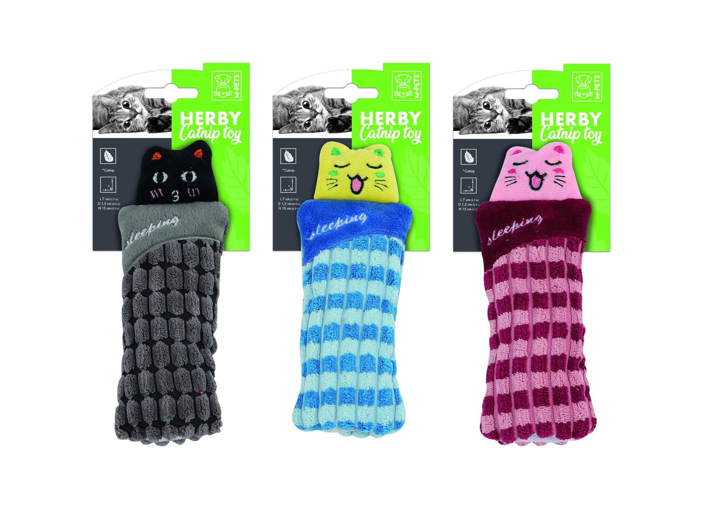 M-PETS Herby Catnip Toy Assorted