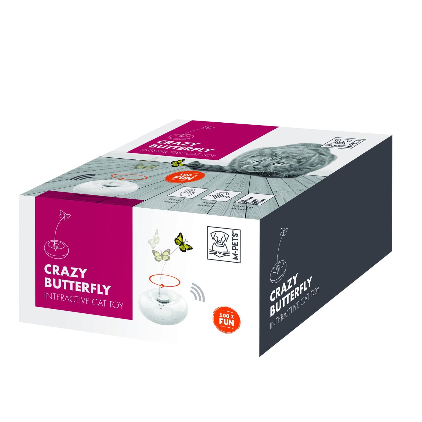 M-PETS Crazy Butterfly White