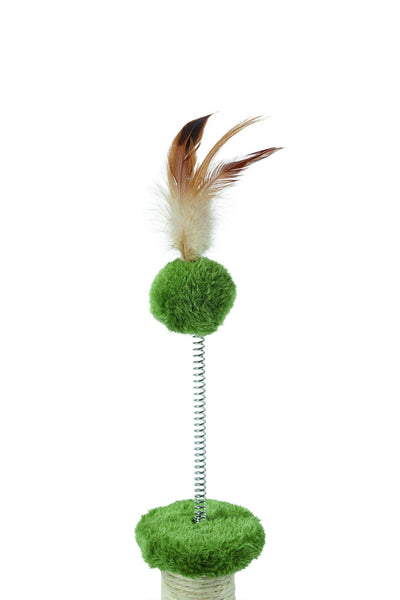 M-PETS My First Cat Tree Feather Green