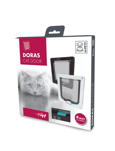 M-PETS Doras Cat Door - 4 Way Locking