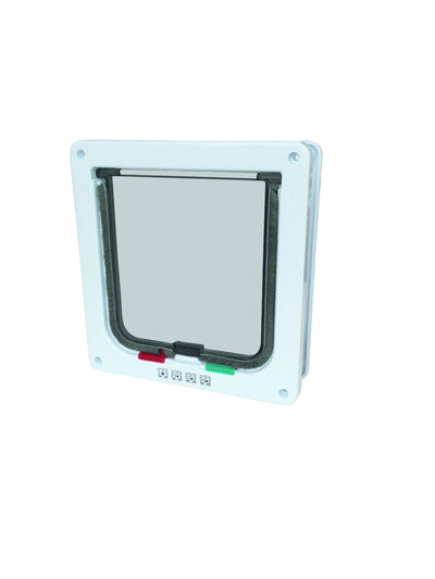 M-PETS Doras Cat Door With Tunnel - 4 Way Locking