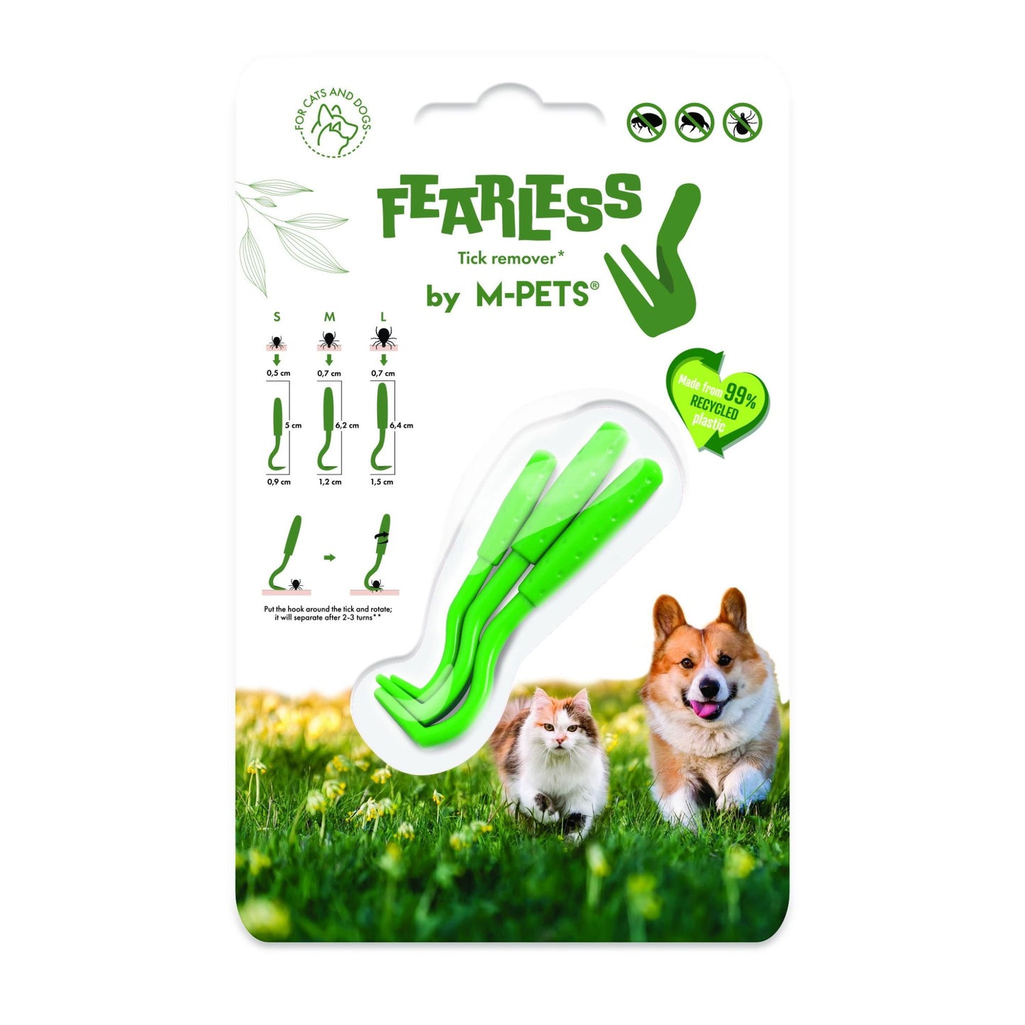 M-PETS Fearless Tick Remover
