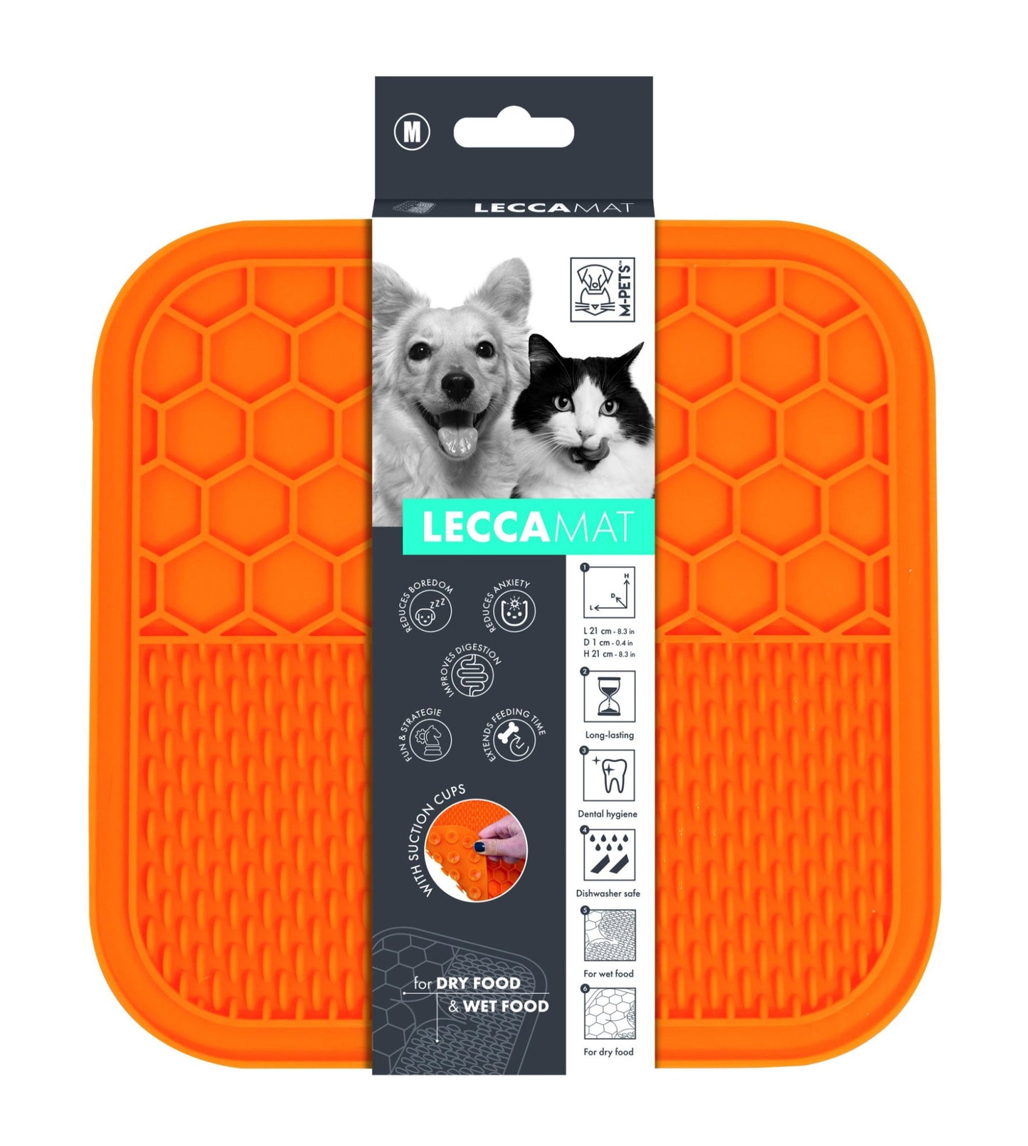 M-PETS Lecca Mat Orange Medium